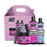 Set de Reparare Crazy Color Bond Restore: Sampon 250 ml + Balsam 250 ml Masca 350 ml + Pieptene