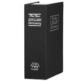 Caseta seif carte Ellit® English mare 240x155x55 mm negru cheie