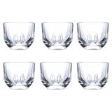 Set pahare pentru desert, aperitive La Rochére, 6 piese, 6 x 8cl, sticla foarte rezistenta