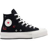 Tenisi femei Converse Chuck Taylor All Star Eva Lift Platform Y2k Heart A09121C, 40, Negru