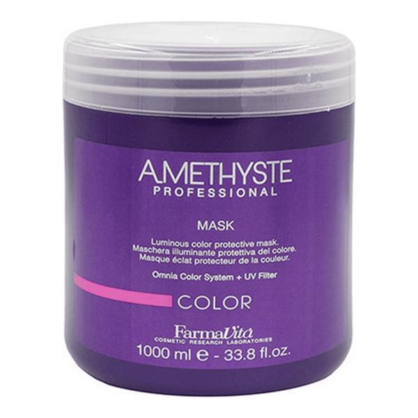 Masca profesionala protectoare pentru par vopsit,FarmaVita Amethyste Color Mask, 1000 ml