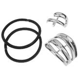 Set 4 Accesorii pentru Prinderea Parului - Lucy Style 2000 Lady1020 Silver, 1 set