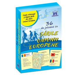 36 de jetoane cu tarile Uniunii Europene, editura Didactica Publishing House