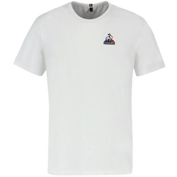 Tricou barbati Le Coq Sportif Ess Tee Ss No4 2310546-13, XXL, Alb