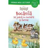 Bocanila se joaca cu numere si forme. Carte cu despartiri in silabe, editura Litera