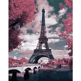 Pictura dupa numere 40x50cm - Turnul Eiffel
