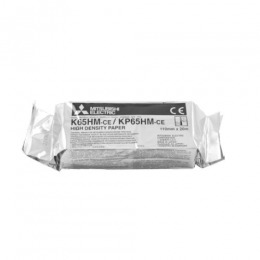 Hartie termica high density originala prima, pentru video printer mitsubishi, k65hm-ce, rola 110mm x 20m