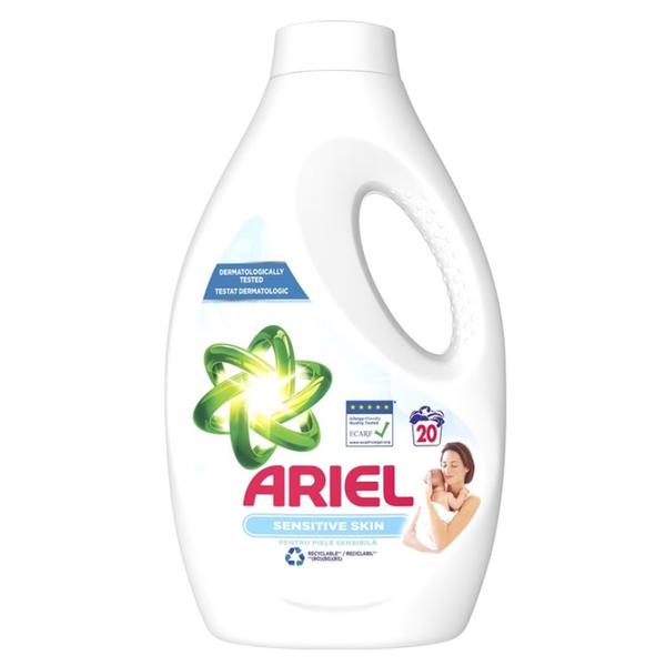 Detergent Automat Lichid pentru Hainele Bebelusilor - Ariel Sensitive Skin, 1100 ml