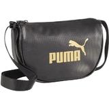 Geanta femei Puma Core Up Half Moon Bag 09028201, Marime universala, Negru