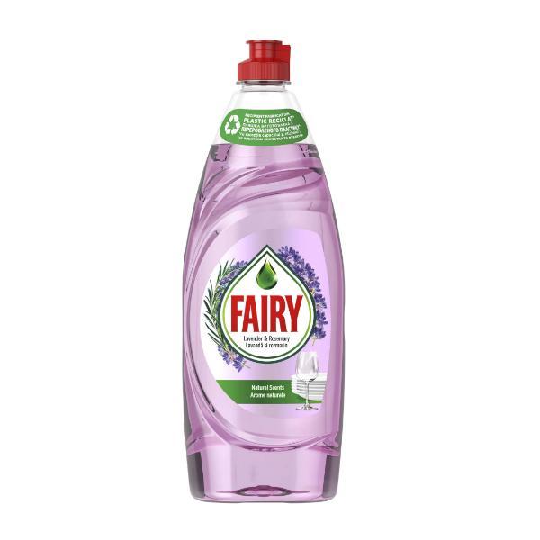SHORT LIFE - Detergent de Vase cu Lavanda si Rozmarin - Fairy Natural Scents Lavender & Rosemary, 650 ml
