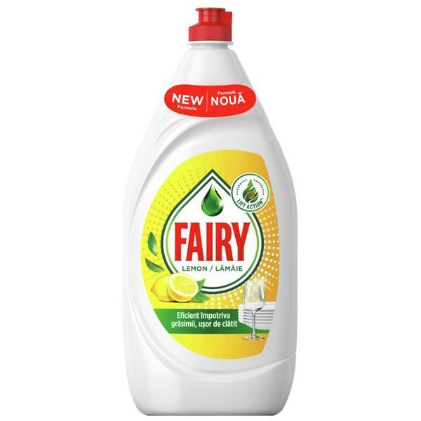 SHORT LIFE - Detergent de Vase cu Aroma de Lamaie - Fairy Lemon, 1200 ml
