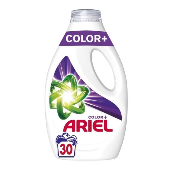 Detergent Automat Lichid pentru Rufe Colorate - Ariel Color+, 30 spalari, 1500 ml