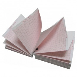 Hartie ekg prima, pentru schiller at-1, spirovit sp-1, caroiaj rosu, 1 top, 90 x 90mm, 400 buc