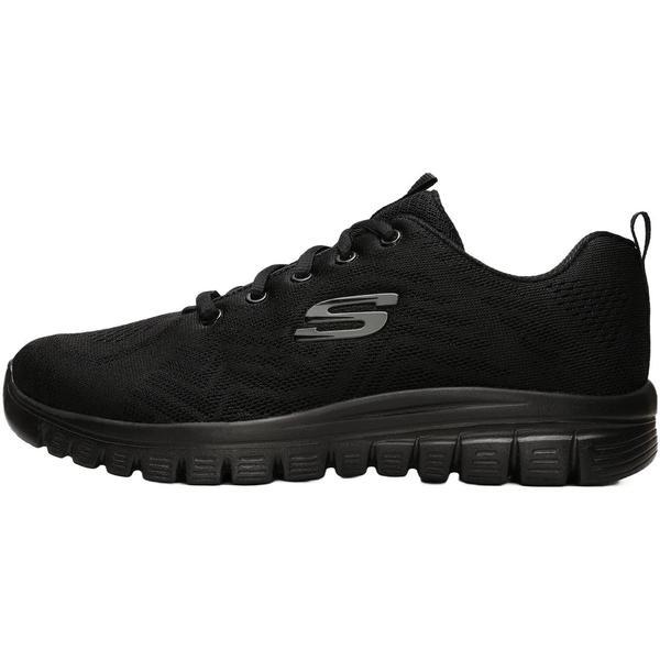 Pantofi sport femei Skechers Get Connected 12615W-BBK, 36, Negru