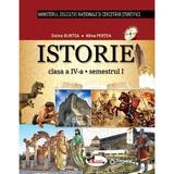 Istorie - Clasa 4. Sem. 1+2 - Manual + CD - Alina Pertea, Doina Burtea, editura Aramis