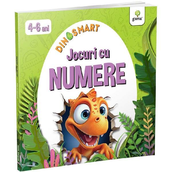 Jocuri cu Numere - Dinosmart 4-6 Ani, Editura Gama
