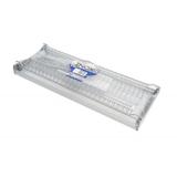 Scurgator /picurator IFL inox pentru corp de 900 mm, inox/plastic gri