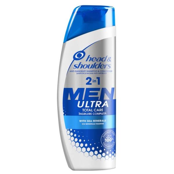 Sampon Antimatreata pentru Barbati - Head&Shoulders Men 2in1 Ultra Total Care, 225 ml