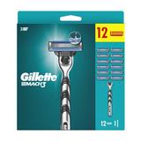 Aparat de Ras + 12 Rezerve - Gillette Mach 3, 1 buc