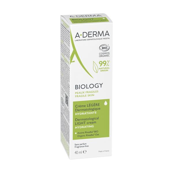 Crema hidratanta Legere Biology, A-Derma, 40 ml 