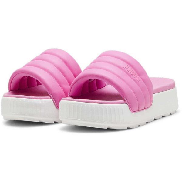 Slapi femei Puma Karmen Slide Puffy 39539902, 37, Roz