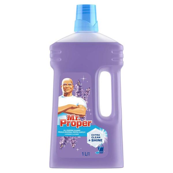 Detergent Universal pentru Suprafete cu Parfum de Lavanda - Mr.Proper Lavender, 1000 ml