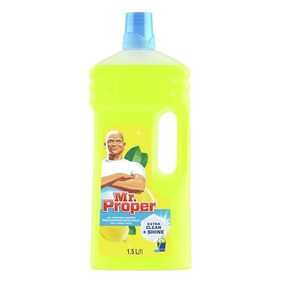 Detergent Universal pentru Suprafete cu Parfum de Lamaie - Mr. Proper Lemon, 1500 ml