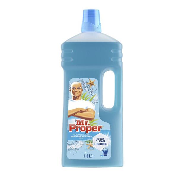 Detergent Universal pentru Suprafete cu Parfum Marin - Mr. Proper Ocean, 1500 ml