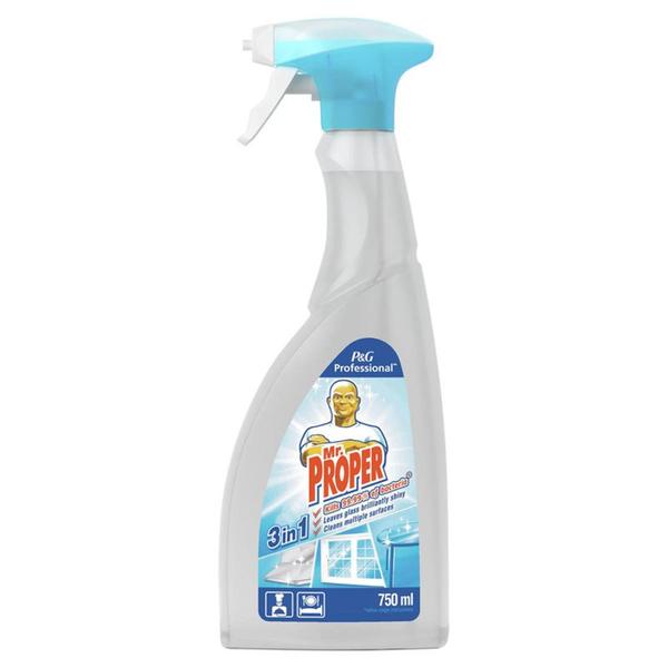 Detergent Spray 3 in 1 - Mr. Proper Professional, 750 ml