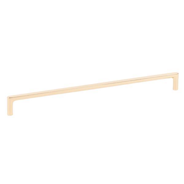 Maner pentru mobila Pura, finisaj alama lustruita, L:264 mm