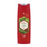 Gel de Dus si Sampon pentru Barbati - Old Spice Citron Shower Gel + Shampoo 2in1 with Sandalwood, 400 ml