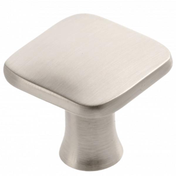 Buton pentru mobila Piazza, finisaj otel periat GT, 30x30 mm