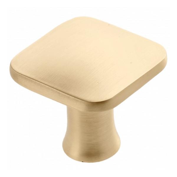 Buton pentru mobila Piazza, finisaj auriu periat GT, 30x30 mm