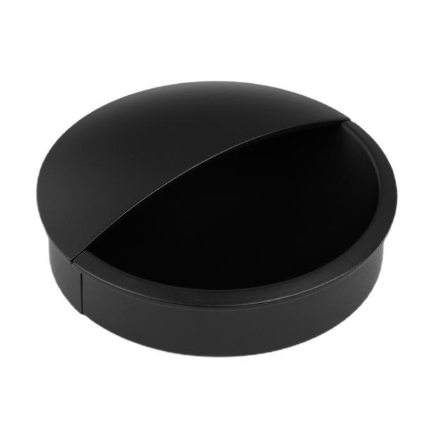 Maner ingropat pentru mobila Lidd, finisaj negru mat, D:64 mm