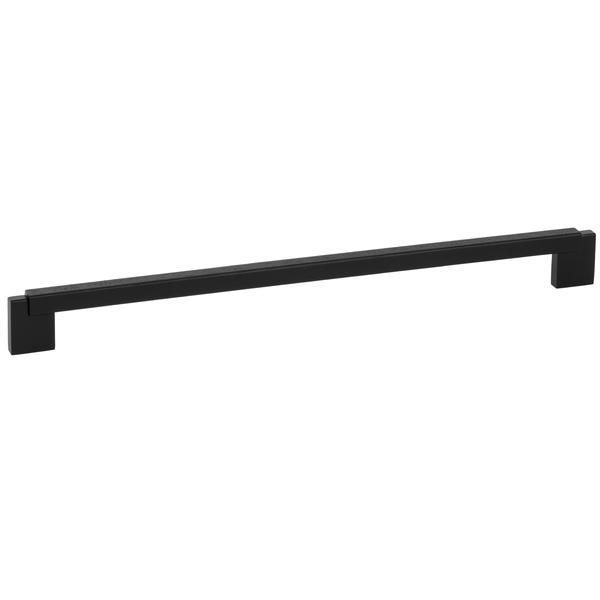 Maner pentru mobila Duo Mini, finisaj negru mat lacuit, L:354.6 mm