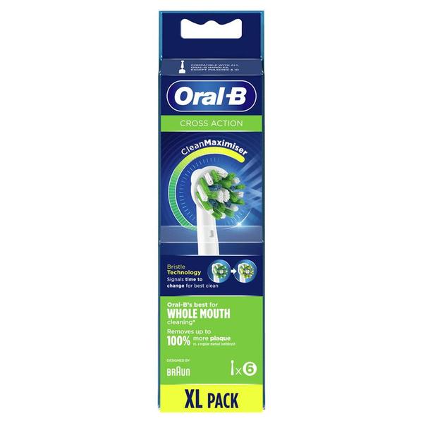 Rezerve Periuta Electrica - Oral-B Cross Action, 6 bucati