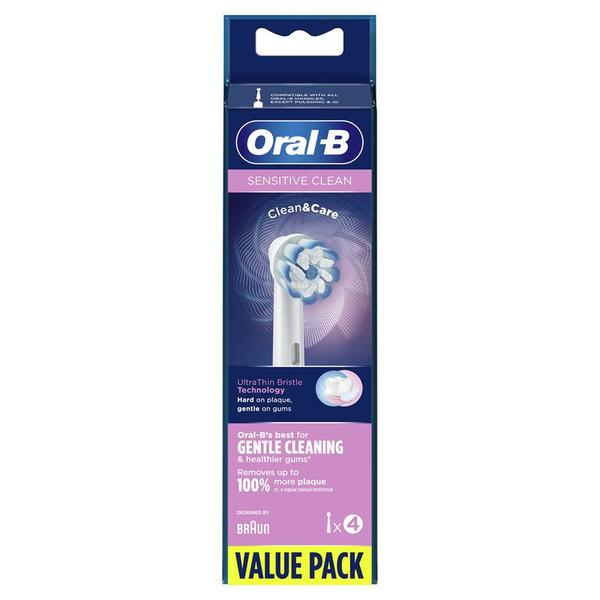 Rezerve Periuta Electrica - Oral-B Sensitive Clean, 4 bucati