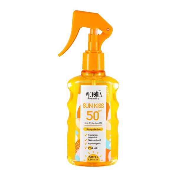 Ulei de Corp cu Protectie Solara - Sun Kiss SPF50 Victoria Beauty, Camco, 200 ml
