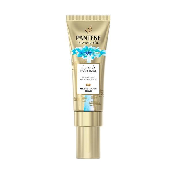 Ser Tratament pentru Varfuri Despicate - Pantene Pro-V Miracles Hydra Dry Ends with Biotin + Baobab Essence, 70 ml