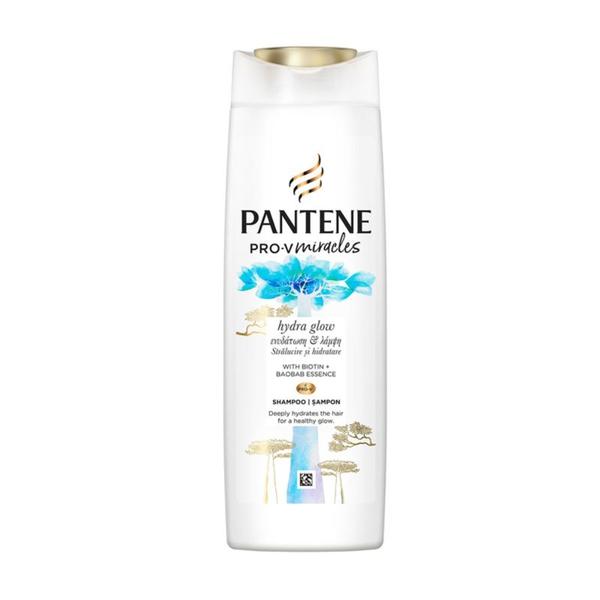 Sampon pentru Par Uscat si Deshidratat - Pantene Pro-V Miracles Hydra Glow with Biotin + Bamboo Conditioner, 300 ml