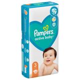 Scutece pentru Bebelusi - Pampers Active Baby, marimea 3 (6-10 kg), 54 buc