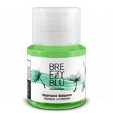 Set Sampon & Balsam Breezy Blu cu Aloe Vera 32 buc x 26 ml