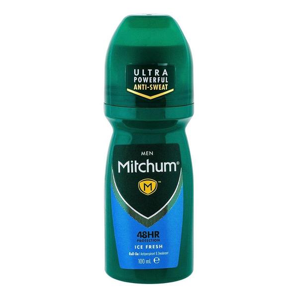 Deodorant Antiperspirant Roll-On - Mitchum Ice Fresh Men Deodorant Roll-On 48hr, 100 ml