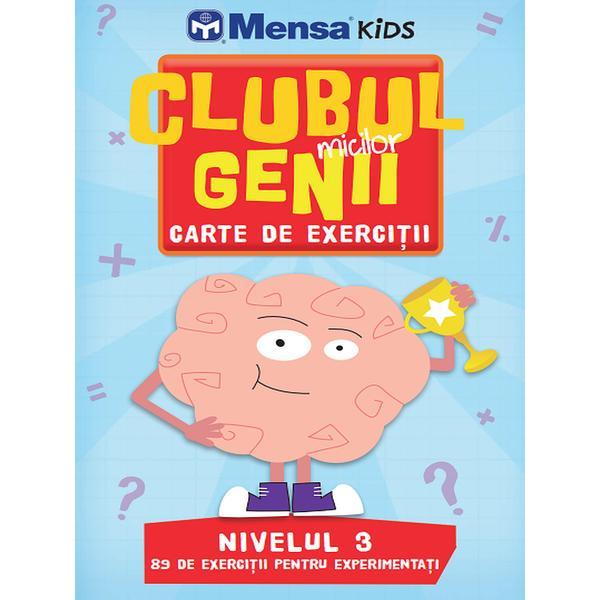 Clubul micilor genii. carte de exercitii. nivelul 3. mensa kids, editura litera