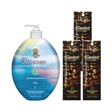 Pachet pentru plaja, Australian Gold, Forever After Sun Lotiune 650ml + Ferocious Intensificator Bronz  15ml