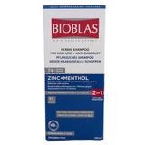 Sampon Bioblas zinc si menthol anticadere si antimatreata, 360 ml