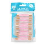 Set 10 aplicatoare fard de pleoape Global Fashion - Pink