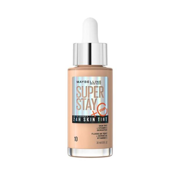 Fond de Ten - Maybelline Super Stay 24H Skin Tint + Vitamin C, nuanta 10, 30 ml