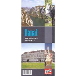 Banat - harta turistica, editura schubert   franzke