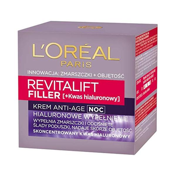 Crema de Noapte cu Acid Hialuronic L&#039;Oreal Paris - Dermo Expertise Revitalift Filler Night, 50 ml